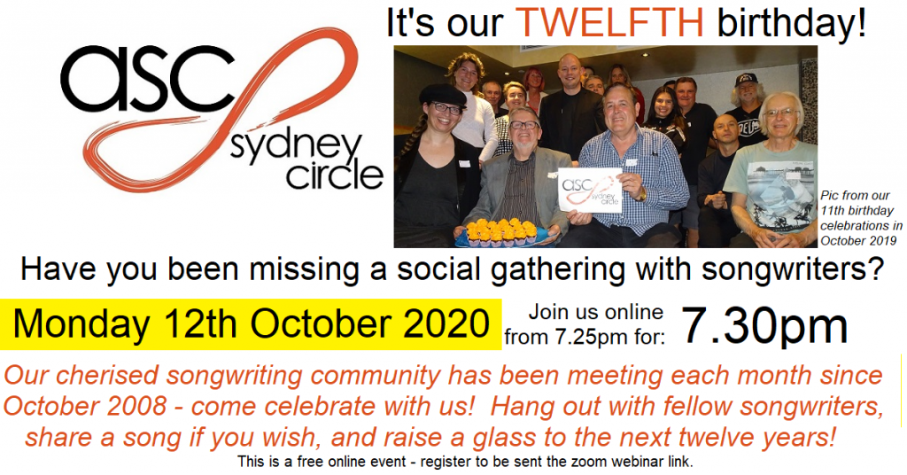 Twelfth Birthday - ASC Sydney Circle Seclusion Social cover image